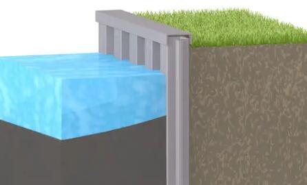 再生合成材料板桩（可持续的堤坝保护钢板墙）